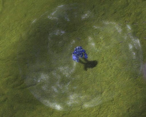 The Shield Generator Field upgrade for the UEF's Armored Command Unit in Supreme Commander.