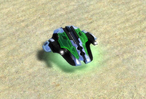 Ascendent Mobile AA Flak Artillery, Aeon Tech 2 Land Unit in Supreme Commander.
