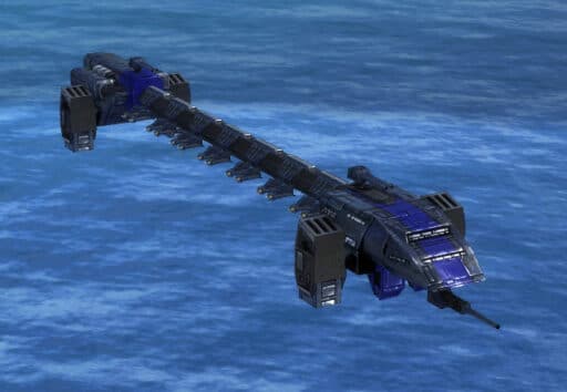 Die C14 Star Lifter Lufttransport, UEF Tech 2 Lufteinheit im Supreme Commander.
