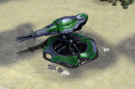 The Emissary Heavy Artillery Installation, Aeon Tech 3 Defensive Building in Supreme Commander.
