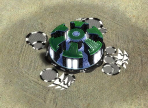 The Energy Storage, Aeon Tech 1 Economy Building in Supreme Commander.