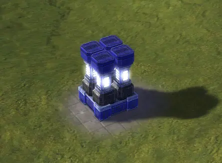 The Energy Storage, UEF Tech 1 economy building in Supreme Commander.