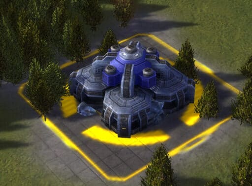 La centrale idrocarburi HCPP-X1000, edificio economico UEF Tech 1 in Supreme Commander.