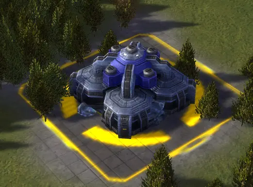 The HCPP-X1000 Hydrocarbon Power Plant, UEF Tech 1 economy building in Supreme Commander.
