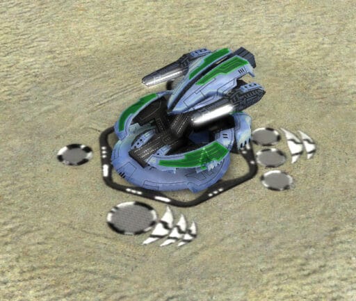 Marr Anti-Air Flak Artillery, Aeon Tech 2 Defensive Building in Supreme Commander.