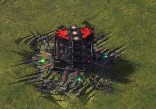 Le stockage de masse, bâtiment Cybran Tech 1 Economy dans Supreme Commander.
