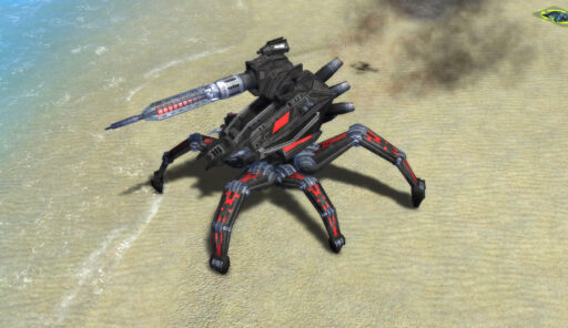 Der Monkeylord Spiderbot, Cybran Experimental Unit im Oberbefehlshaber.