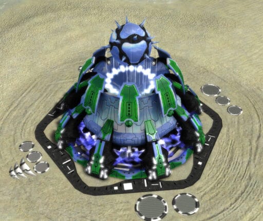 Generátor energie Quantum Reactor T3, budova Aeon Tech 3 Economy v Supreme Commander.