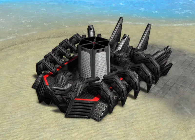 The Scathis Mobile Rapid Fire Artillery, Cybran Experimental Unit in Supreme Commander.