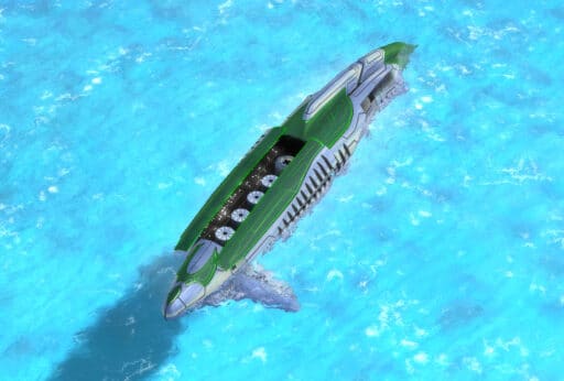 Silencer Strategic Missile Submarine, Aeon Tech 3 Naval Unit in Supreme Commander.