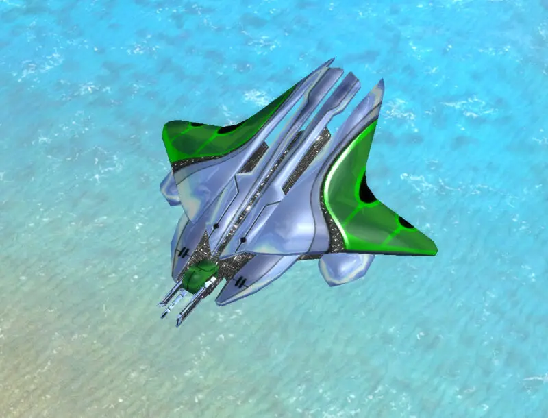 The Specter Gunship, Aeon Tech 2 Air Unit in Supreme Commander.