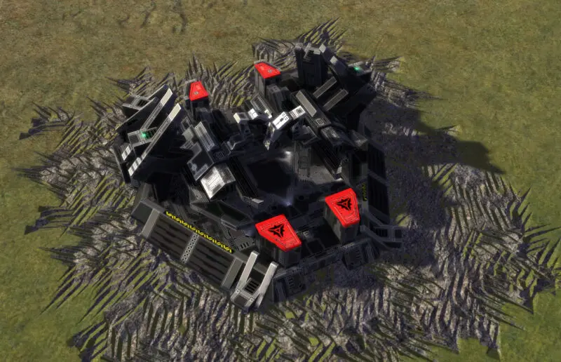 The T1 Land Factory, Cybran Tech 1 Economy Building in Supreme Commander.