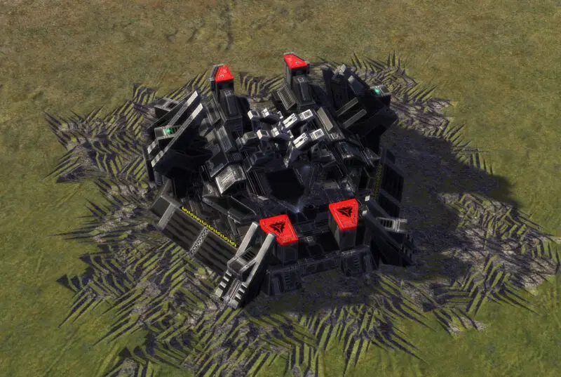 The T2 Land Factory, Cybran Tech 2 Economy Building in Supreme Commander.