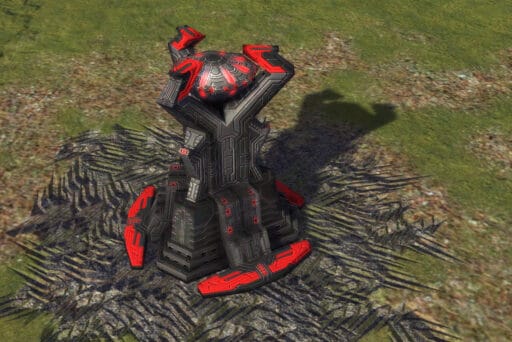 Le T3 Mass Fabricator, Cybran Tech 3 Economy Building dans Supreme Commander.