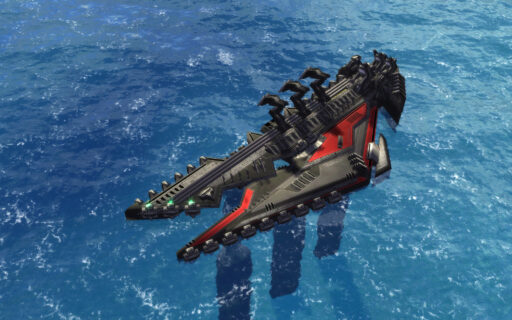 T3 Naval Factory, budova ekonomiky Cybran Tech 3 ve vrchním veliteli.