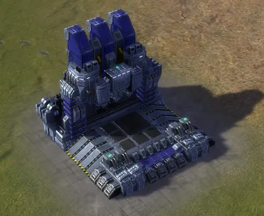 The T3 Land Factory, UEF Tech 3 economy building in Supreme Commander.