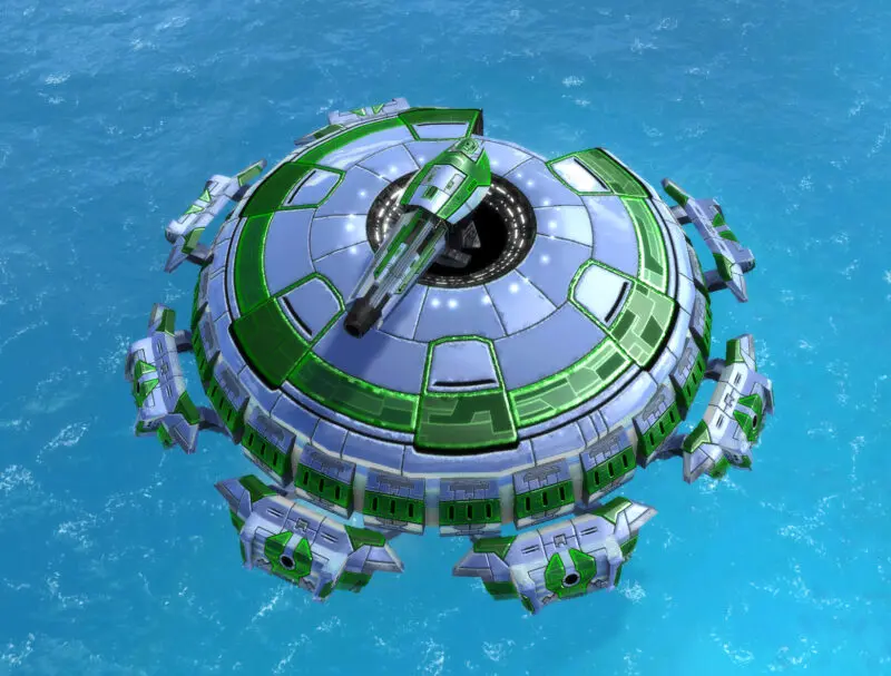 The Tempest Submersible Battleship, Aeon Experimental Unit in Supreme Commander.