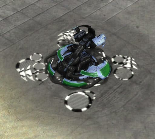 Transcender Anti-Air SAM Launcher, Aeon Tech 3 Defensive Building v Supreme Commander.