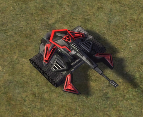 La artillería pesada móvil Trebuchet, unidad terrestre Cybran Tech 3 en Supreme Commander.