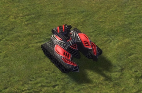 Le lanceur de missiles mobile Viper, unité terrestre Cybran Tech 2 dans Supreme Commander.