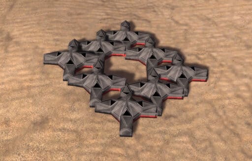 The Wall Section, Cybran Tech 1 Defensive Building in Supreme Commander.